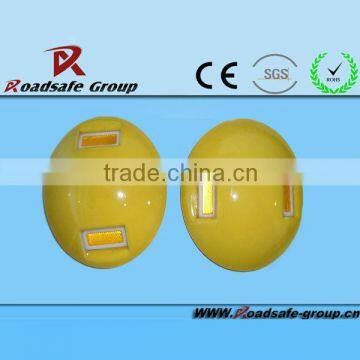 high strong reflective 150*150mm yellow ceramic road stud