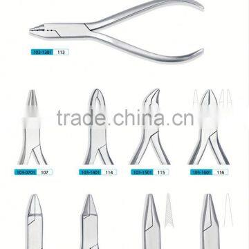 Laboratory pliers dental instrument for dental use dental instrument cassette