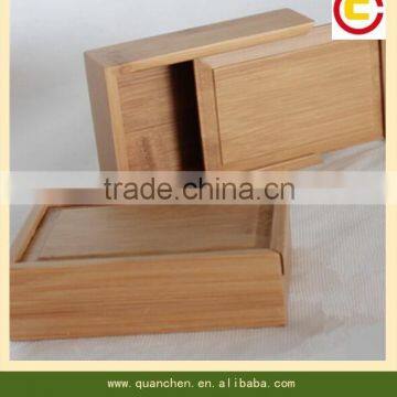 High quality bamboo packing box with lid