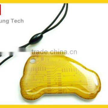 Crystal Epoxy car mode RFID tag 13.56MHz IC card ISO 14443A 1K S50 NFC tags OEM