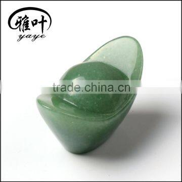 Green Aventurine Gold Ingot Semi-precious Stone Gold Ingot