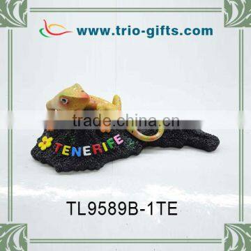 Gold-plated Polyresin Lizard Ornaments Resin Crafts