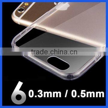 High Quality Transparent Cell Phone Case for iphone 6 Mobile Phone Accessory