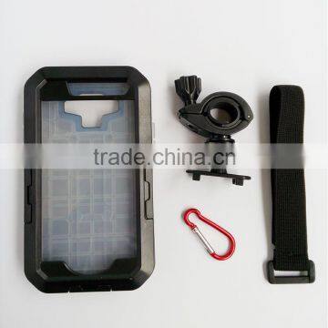 Motorcycle Scooter Mobile Phone Waterproof Case Holder for Samsung Galaxy S6 With 360 Degree Swivel Ball Head Quality Choice photo-2