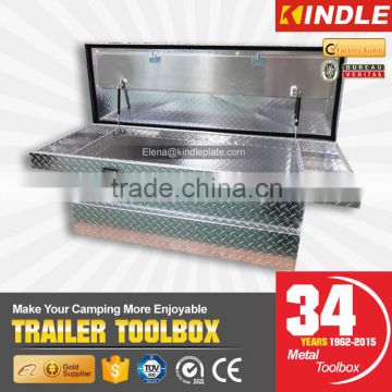 Factory On-Sales Diamond Thread Finished Aluminum Truck Single Top Open Lids Top Chest Toolboxes                        
                                                Quality Choice