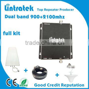 GSM+3G mobile signal booster for 900/2100mhz gsm signal booster cellular repeater
