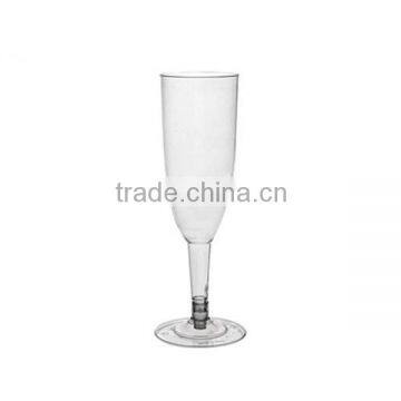 Disposable Plastic Champagne Flute Goblet Glass