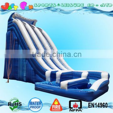 giant commercial grade 3 lanes inflatable slide for sale