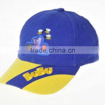 100% Cotton Soft Material Children 6-panel Baseball Cap and Hat