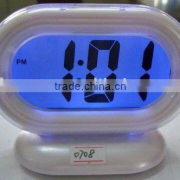 big digits display lcd clock (with back light,alarm,snooze)