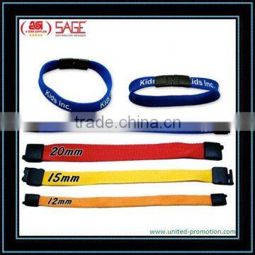 Custom Logo Woven Wristband