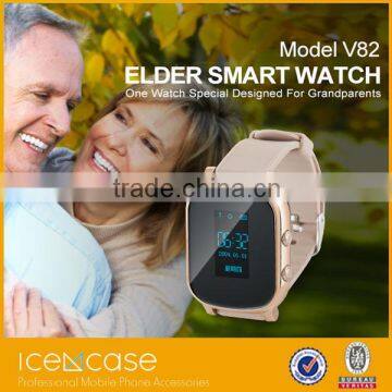 Smallest gps tracker watch GPS tracker smart watch with call function for kids and elder people