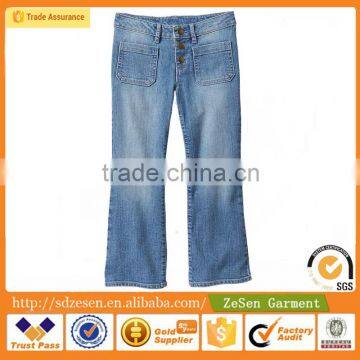 High Quality China Manufacturer 100% Cotton Cheap Wholesale Jeans Kids