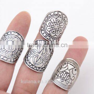 Silver gay men ring antique silver unique silver rings 4281