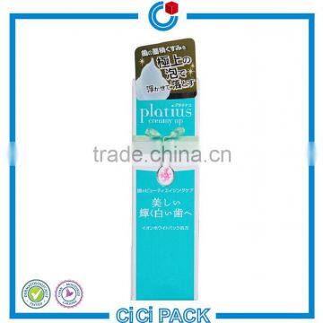 2016 Fresh practical recycle material paper toothpaste box