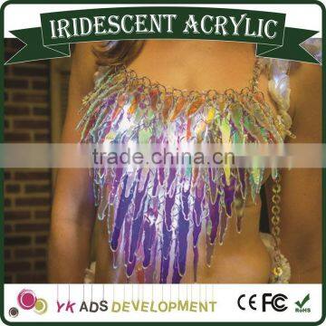 Hot Sale Beautiful Iridescent Acrylic Sheet Fluorescent /iridescent Film Quality Choice photo-5