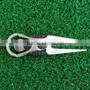 deluxe zinc alloy golf divot with ball marker