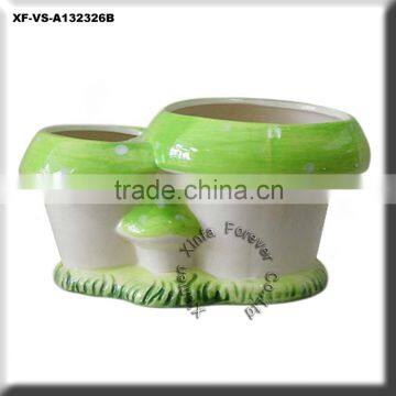 mashroom ceramic flower pots giftware