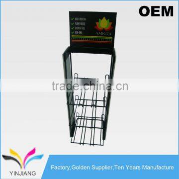 High Quality Hangzhou Factory Metal Wire Candy Bars Counter Stand