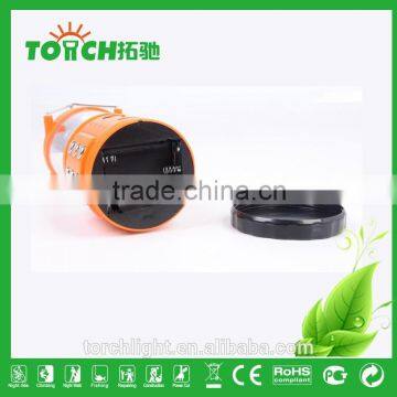 Yellow Solar Lantern Camping Light for Outdoor Camping Strong Light LED Lantern Lamp for ABS Plastic Rechargeable Camp photo-4