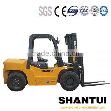 SHANTUI CPCD70 7Ton fork lifter sale for Rusia