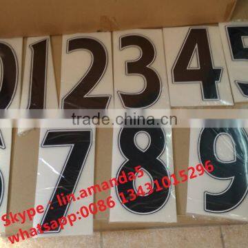 transfer numbers and letters for football club
