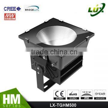 5 Years Warranty, UL Approved #481383, Gymnasium Lights, Meanwell Driver, Copper Heatpipe, 500W LED High Mast Light