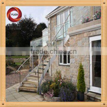 Foshan China arc steel outdoor stairs manufactor