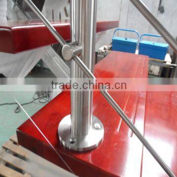 Cheap Price Modern Indoor House Straight Steel Wood Staircase photo-5