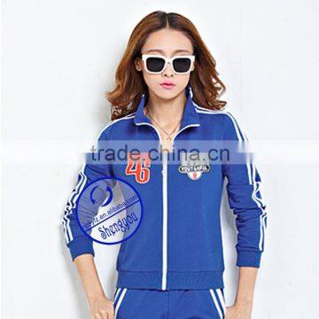 Custom 100% Polyester Womens Sports Sweatshirt With Zipper photo-3