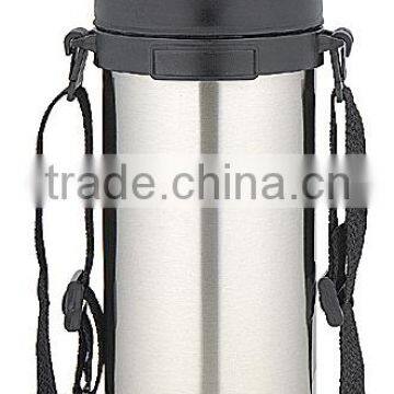 2014 hot sale double wall stainless steel thermos travel pots with handle 500ML 750ML 1000ML