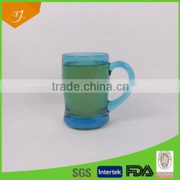 Hot New Products For 2015/Color Glass Beer Mug with Handle