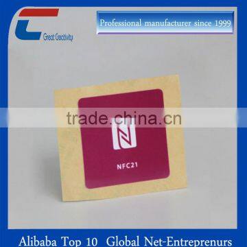 Ntag chip convinent nfc sticker for mobile payment