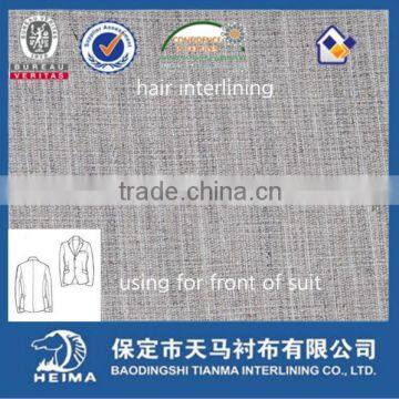 Wholesale Wool Hair Interlining Fabric 9807/front Reinforcement Suits Canvas photo-2