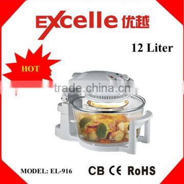 12L CE CB ROHS approved electric halogen convection oven with arm