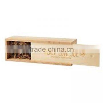 Natural Wood Single Wine Glass Box Wholesale photo-6