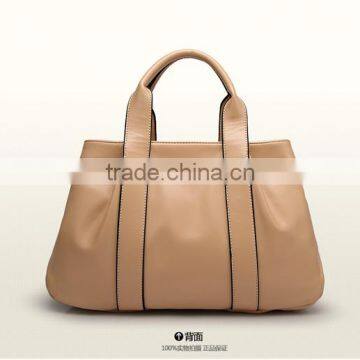 Guangzhou Factory Hot Ladies Bag Wrinkle Shoulder Bag Soft Leather Tote Bag Quality Choice photo-3