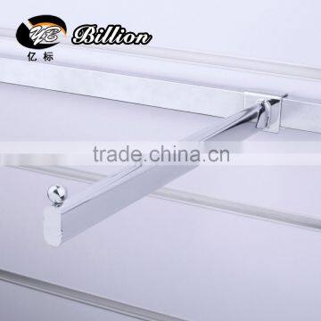 Supermarket display metal brackets heavy duty square tube hooks