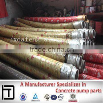 2"--6" HD Wire Braided Rubber Hose For Concrete Pump, Connect Forging End photo-5