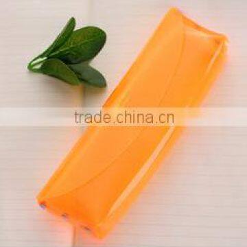 Candy Colors TPU Transparent Pencil Case With High Quality photo-5