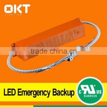 UL listed high&low power led emergency backup with red light test switch