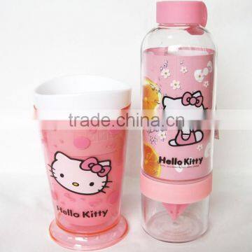 Frosting Plastic Water Bottle, Gift Items, Infuser Drinking Bottle