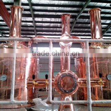 1200l Red Copper Beer Euipment for pub brewing