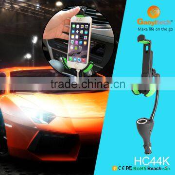 2016 factory prices car holder with charger car mobile phone holder