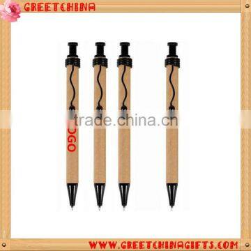 Cheap Custom Advertising Ballpoint Bamboo Pen Quality Choice