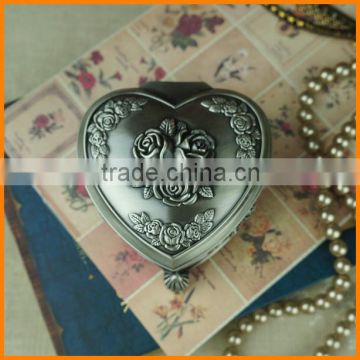 6812SP Continental carved wedding gift zinc alloy metal crafts metal jewelry box princess