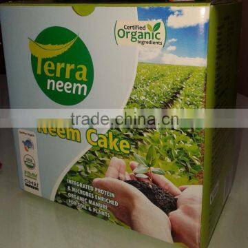 Neem Seed Cake Fertlizer in Retail Packing