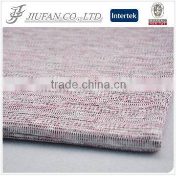 jacquard sweater machine with viscose rayon embroidery thread for yarn dyed jacquard fabric