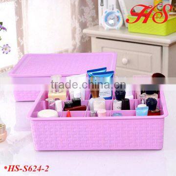 Multi-function underwear box cosmetic storage box with lids