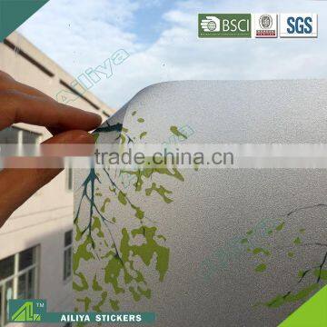 BSCI factory audit non-toxic vinyl pvc new design decorative adhesive glass film